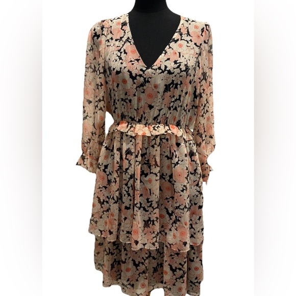 Tommy Hilfiger Dresses & Skirts - Tommy Hilfiger Women's Multicolor Floral Dress, Keyhole Back, Ruffles, Small NWT